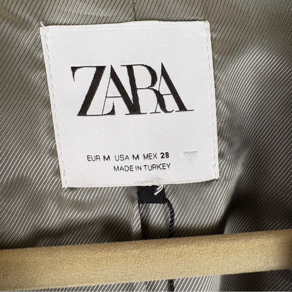 Zara Basic Womens Medium Blazer Jacket Business 2… - image 5